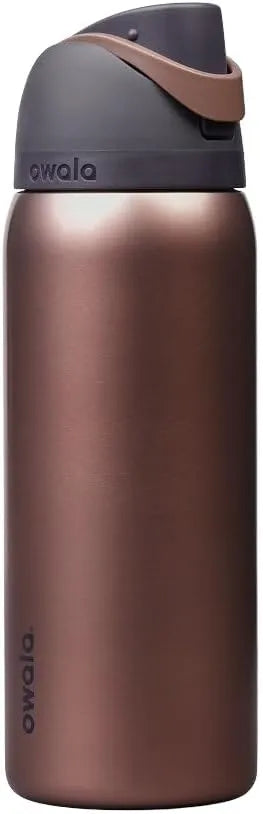 Owala FreeSip Stainless Steel Water Bottle 32 oz Desert Smoke
