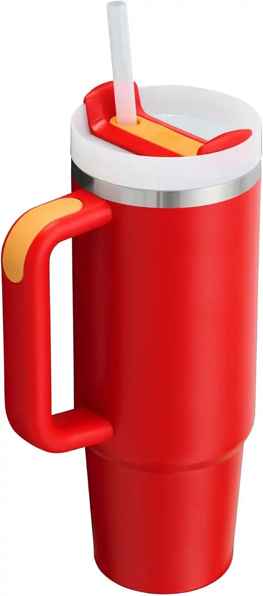 STANLEY Quencher H2.0 Flow State Tumbler, 30 oz, Chili