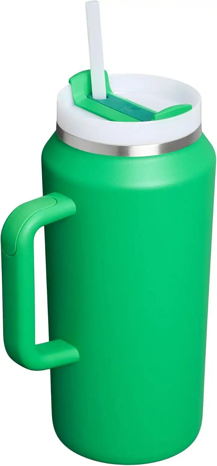 Stanley Quencher H2.0 Tumbler with Handle & Straw 64 oz | Flowstate 3-Position Lid | Large Capacity for Travel & Sports | Insulated Stainless Steel Cup | BPA-Free | Meadow