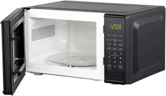 Mainstays 0.7 ft. Countertop Microwave Oven, 700 Watts, Black(Black)