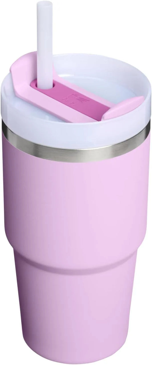 STANLEY Quencher H2.0 Flow State Tumbler, 20 oz, Soft Orchid