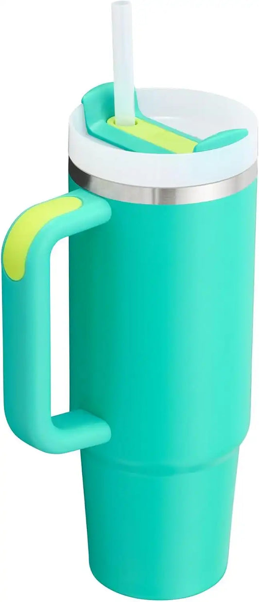 STANLEY Quencher H2.0 Flow State Tumbler, 30 oz, Tropical Teal