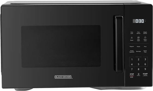 BLACK+DECKER Countertop Microwave Oven, 1.1 Cu.Ft,1000W,Child Safety,Black