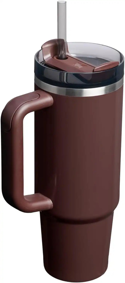 STANLEY Quencher H2.0 Flow State Tumbler, 30 oz, Mahogany Gloss