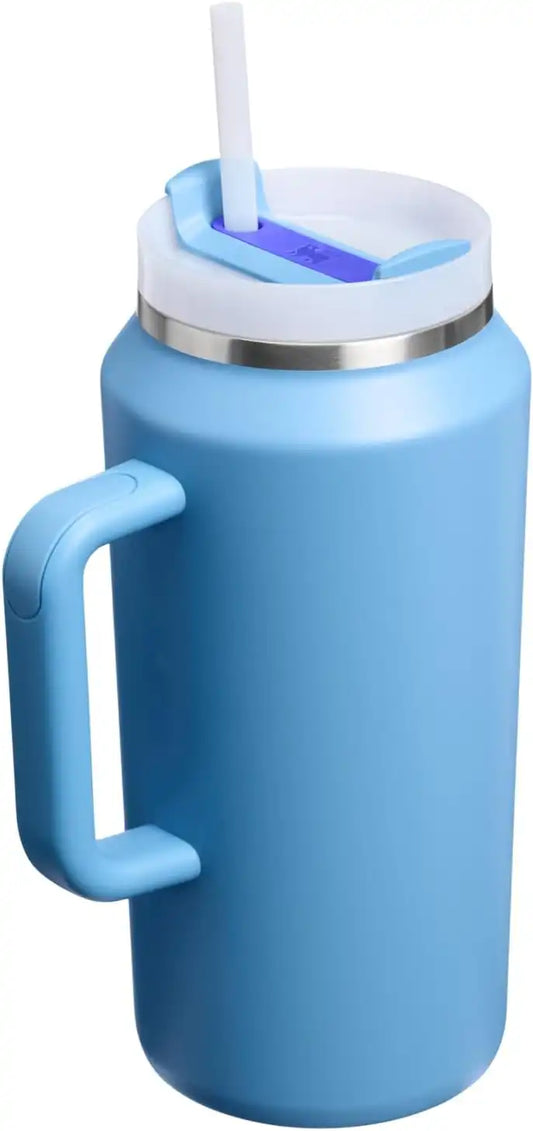 STANLEY Quencher H2.0 Flow State Tumbler, 64 oz, Blue Sky