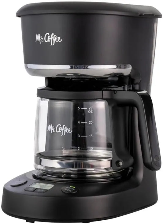 Mr. Coffee, 5-Cup Mini Brew Switch Coffee Maker, Black