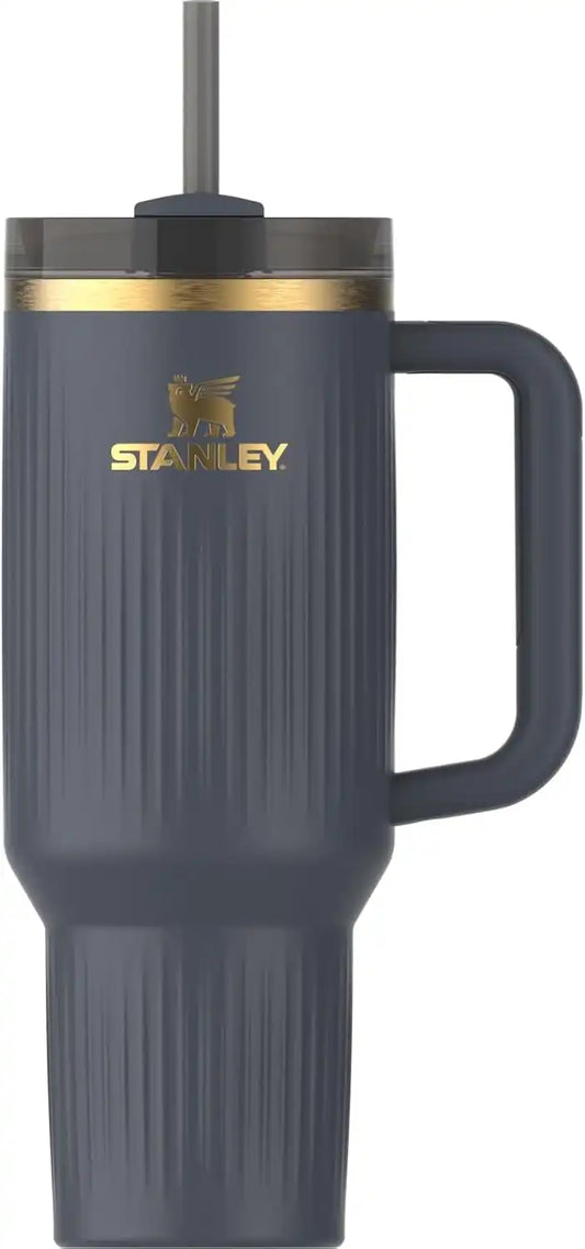 STANLEY Quencher H2.0 Tumbler with Handle and Straw 40 oz | Flowstate 3-Position Lid | Cup Holder Compatible for Travel | Insulated Stainless Steel Cup | BPA-Free | Fluted Twilight