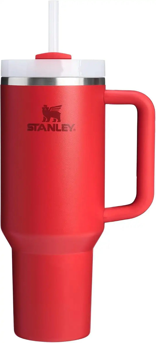 STANLEY Quencher H2.0 Flow State Tumbler, 40 oz, Chili Red