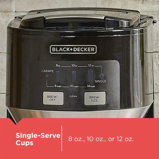 BLACK+DECKER Single-Serve & Carafe Coffee Maker