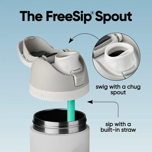 Owala FreeSip Stainless Steel Water Bottle 24 oz Denim