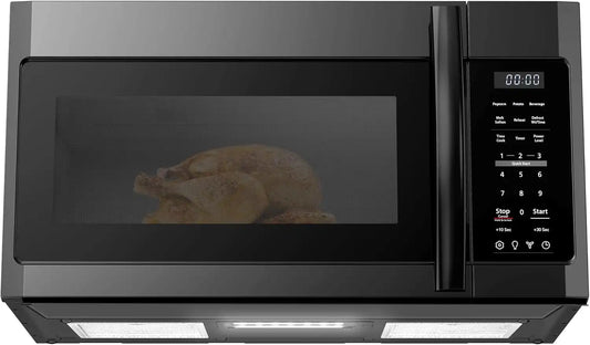 BLACK+DECKER Over the Range Microwave Oven, 1.7 Cu.Ft, 1000W, Black