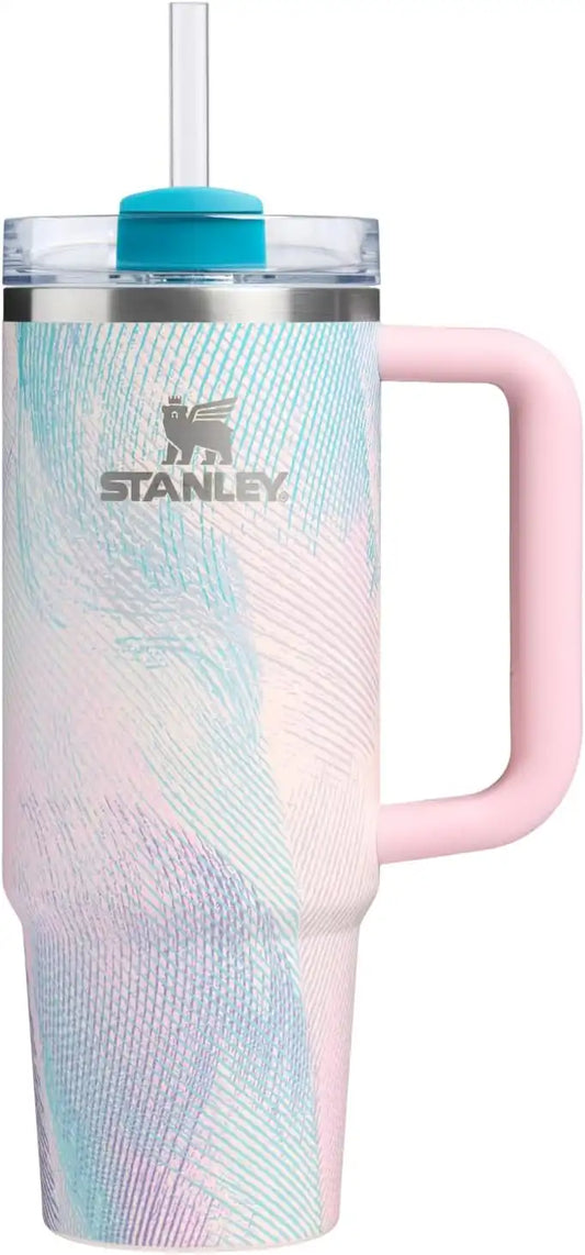 STANLEY Quencher H2.0 Flow State Tumbler, 30 oz, Sea Glass Plume
