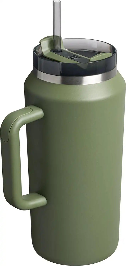 STANLEY Quencher H2.0 Flow State Tumbler, 64 oz, Dried Pine