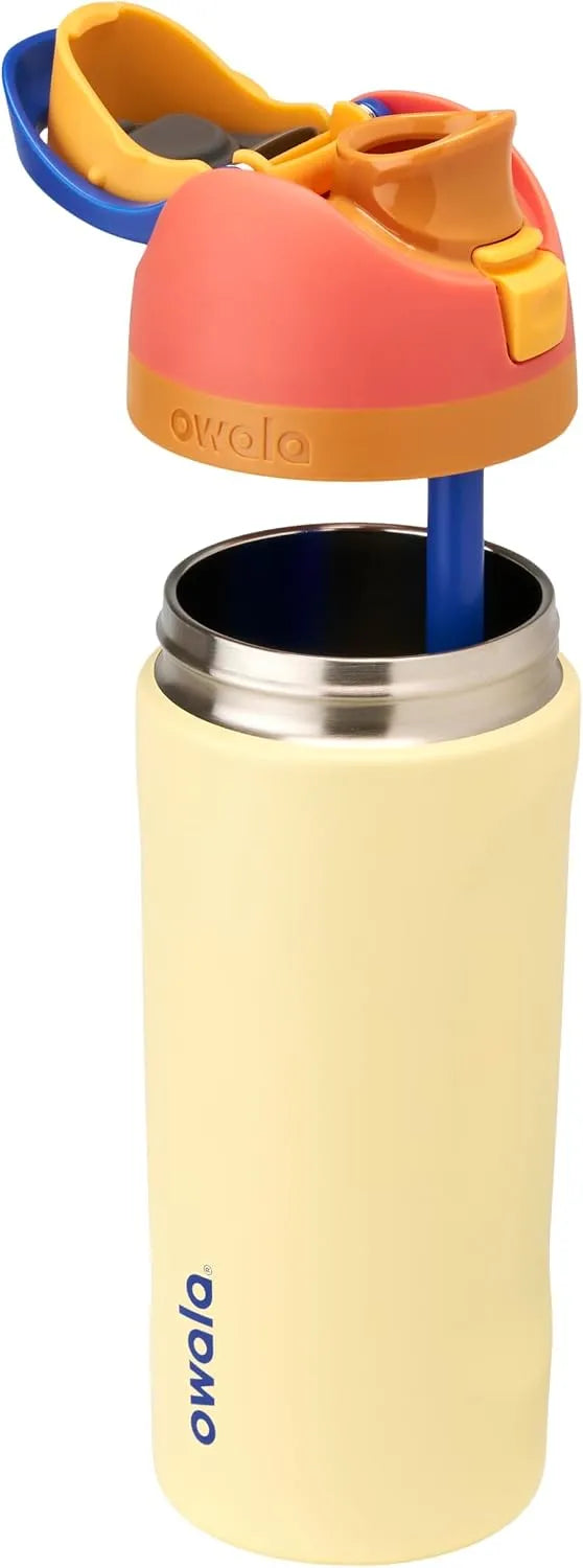 Owala FreeSip Kids Stainless Steel Water Bottle 16 oz Misty Horizons
