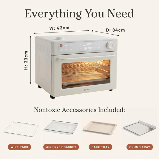 Our Place Wonder Oven Pro, 8-in-1 Digital Air Fryer Oven, 3-Rack, 30 Qt