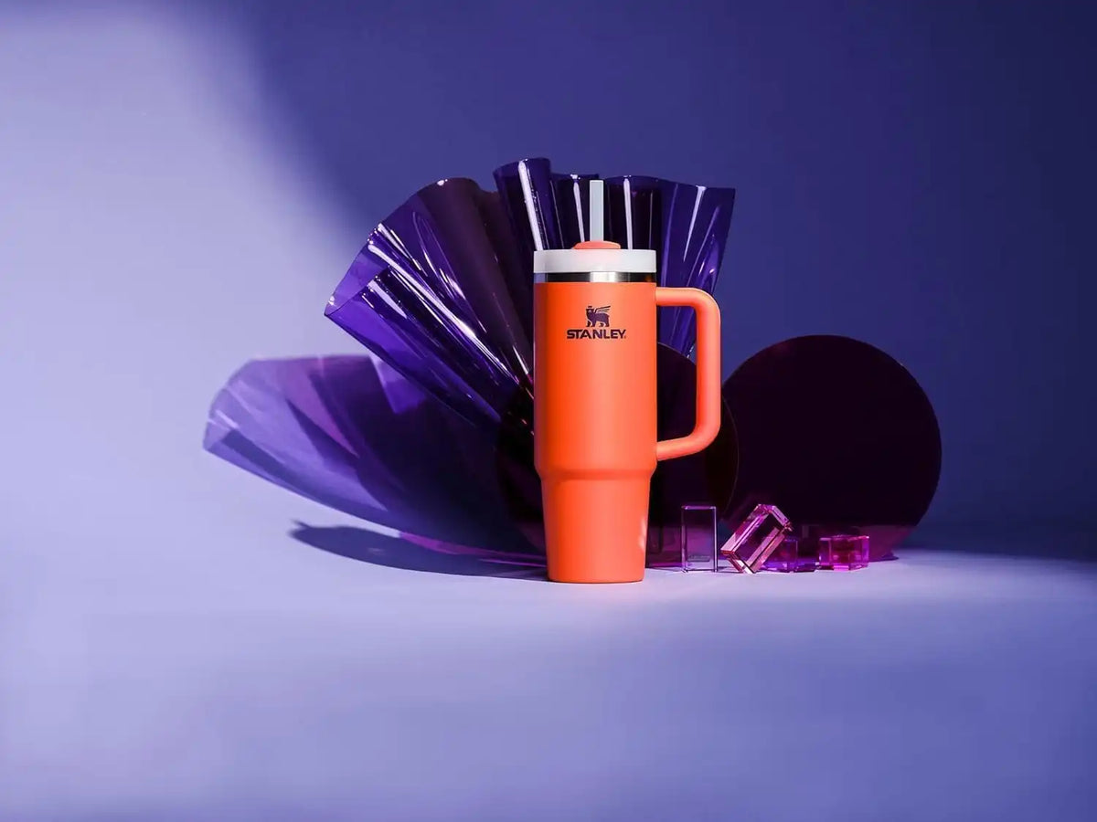 STANLEY Quencher H2.0 Flow State Tumbler, 30 oz, Tigerlily Plum