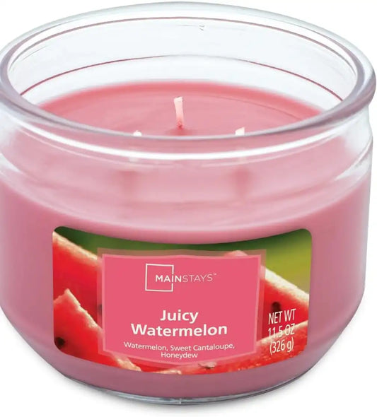Mainstays 11.5oz Scented Candle 2-Pack (Juicy Watermelon)