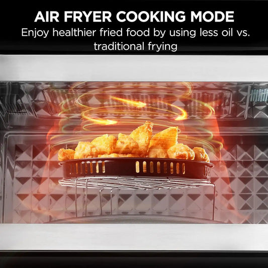 BLACK+DECKER Over-the-Range Microwave Oven with Air Fryer, 1.5 Cu.Ft, 900W