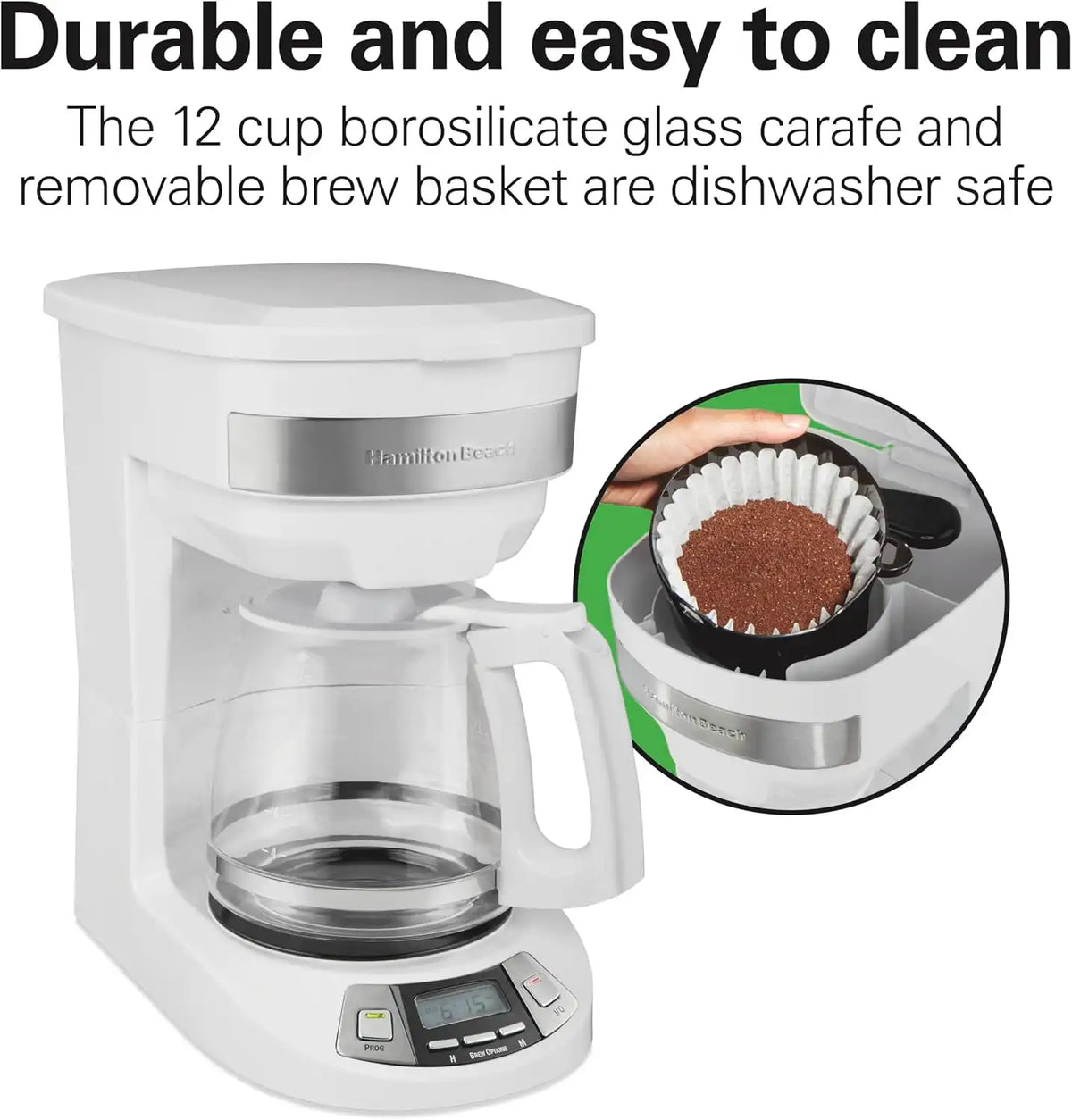Hamilton Beach 12 Cup Programmable Drip Coffee Maker