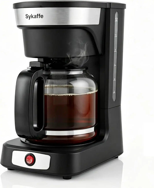 12-Cup Drip Coffee Maker,Auto Keep Warm,Reusable Filter,60Oz Size