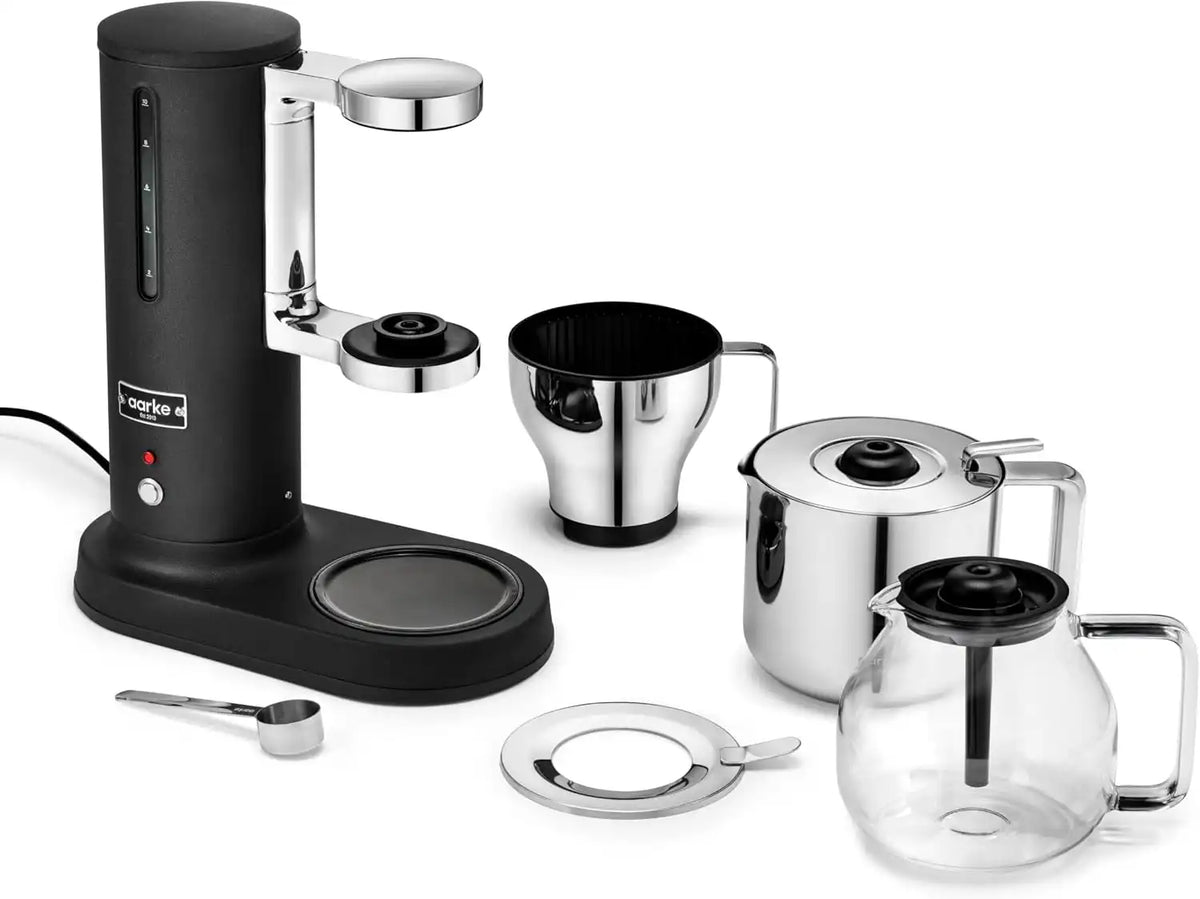 aarke Drip Coffee Maker Bundle, 42oz Thermal Jug, Matte Black