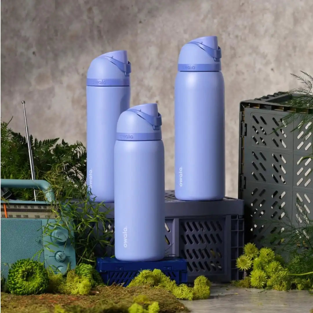 Owala FreeSip Stainless Steel Water Bottle 32 oz Out of the Blue