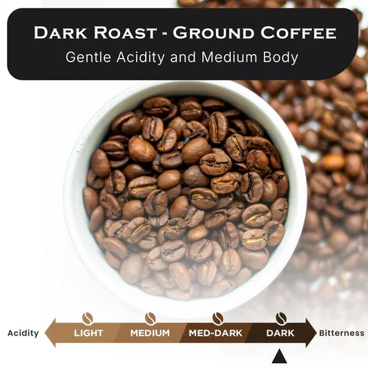 A&P Espresso Roast Dark Roast Ground Coffee, 100% Arabica, 12 oz, 3 Pack