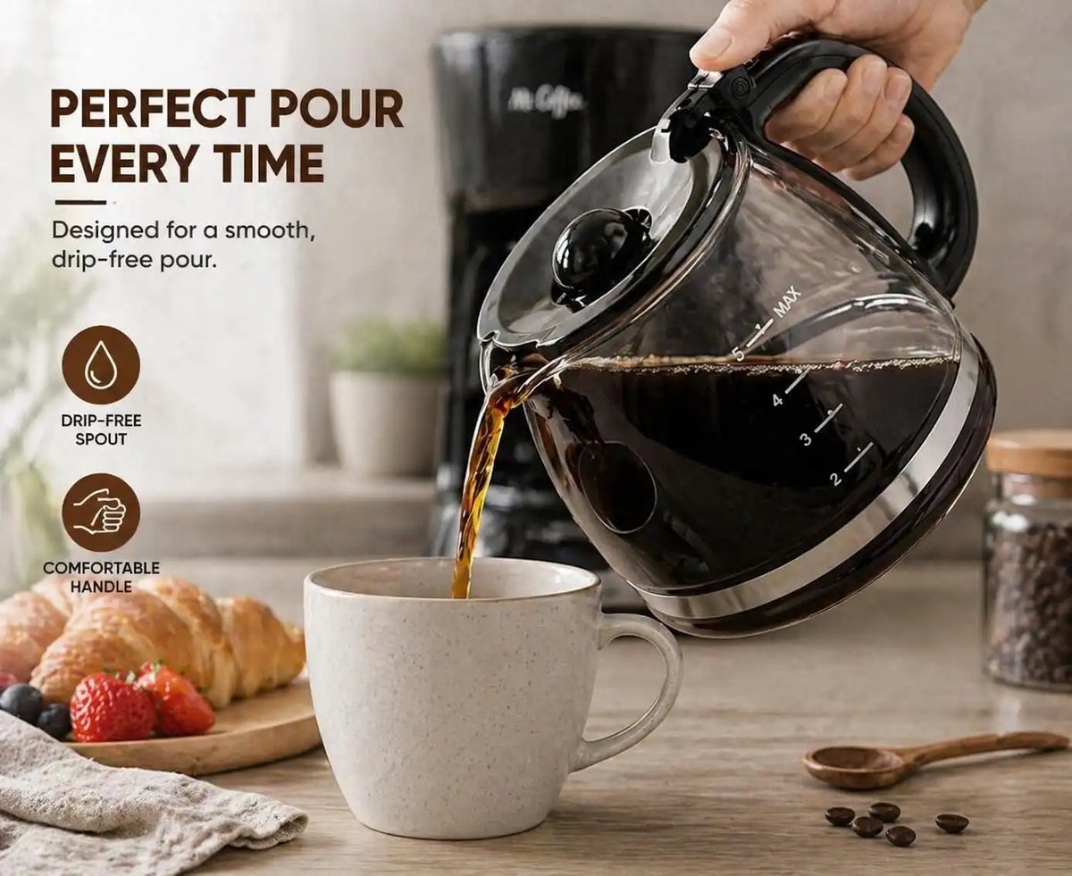 5-Cup Coffee Maker Replacement Carafe