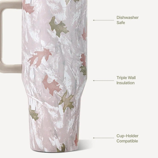 HydroJug Traveler 32oz, Insulated Water Bottle with Handle, Camo