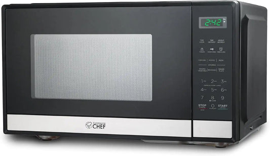 Commercial Chef 0.9 Cu. Ft. Countertop Microwave Oven, CHM9MS