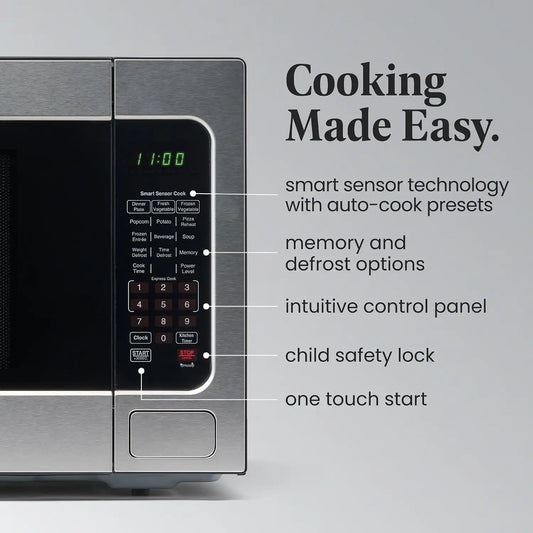 Countertop Microwave Oven, 2.2 cu. ft.1200 Watts Stainless steel