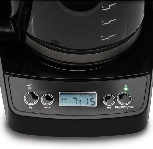 Capresso 5-Cup Mini Drip Coffee Maker, Black and Stainless Steel