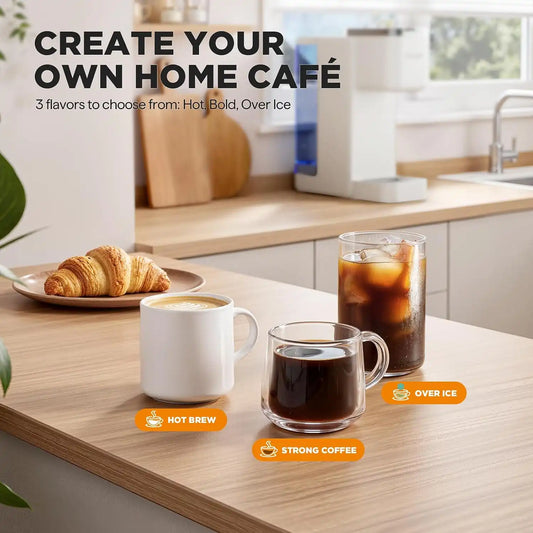 Tastyle Single Serve Coffee Maker for K Cups and Grounds with 3 Brew Styles