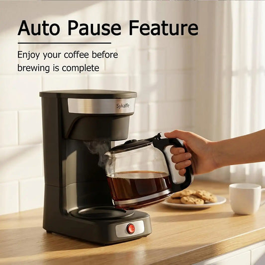 12-Cup Drip Coffee Maker,Auto Keep Warm,Reusable Filter,60Oz Size
