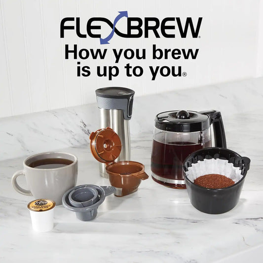 Hamilton Beach FlexBrew Trio 2-Way Drip & Single Serve Coffee Maker