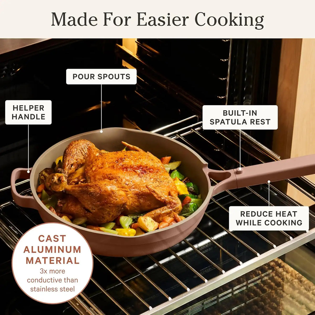 Our Place Large Always Pan, 12.5" Ceramic Nonstick Pan