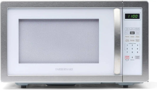 Farberware Countertop Microwave Oven, 1.1 cu. ft., 1000 Watts, White