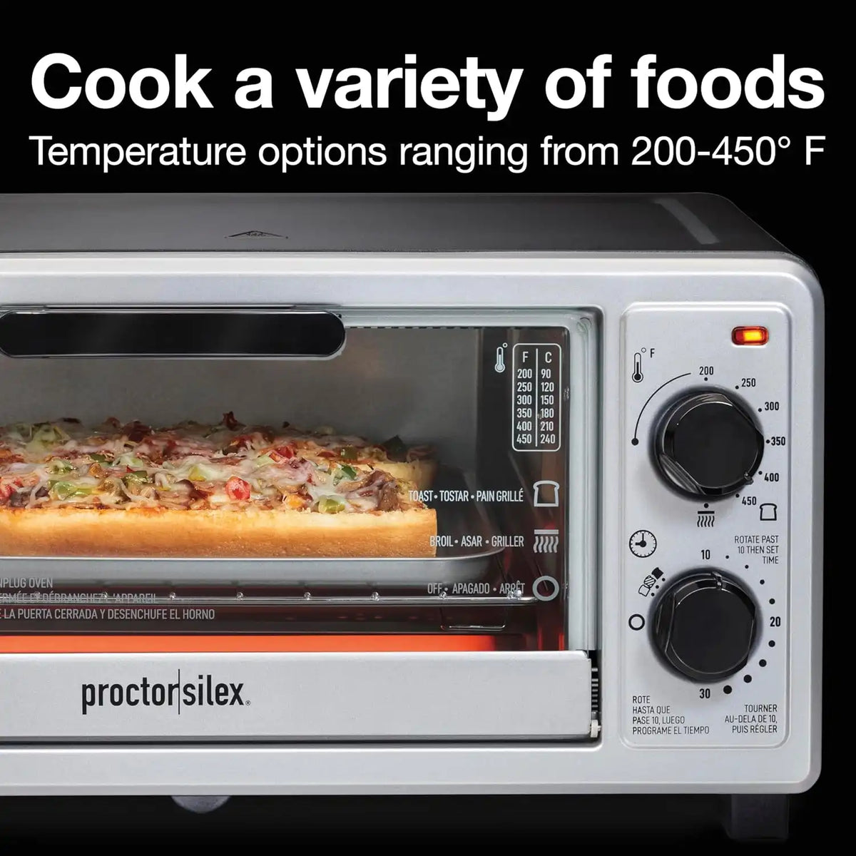 Proctor Silex 4 Slice Countertop Toaster Oven
