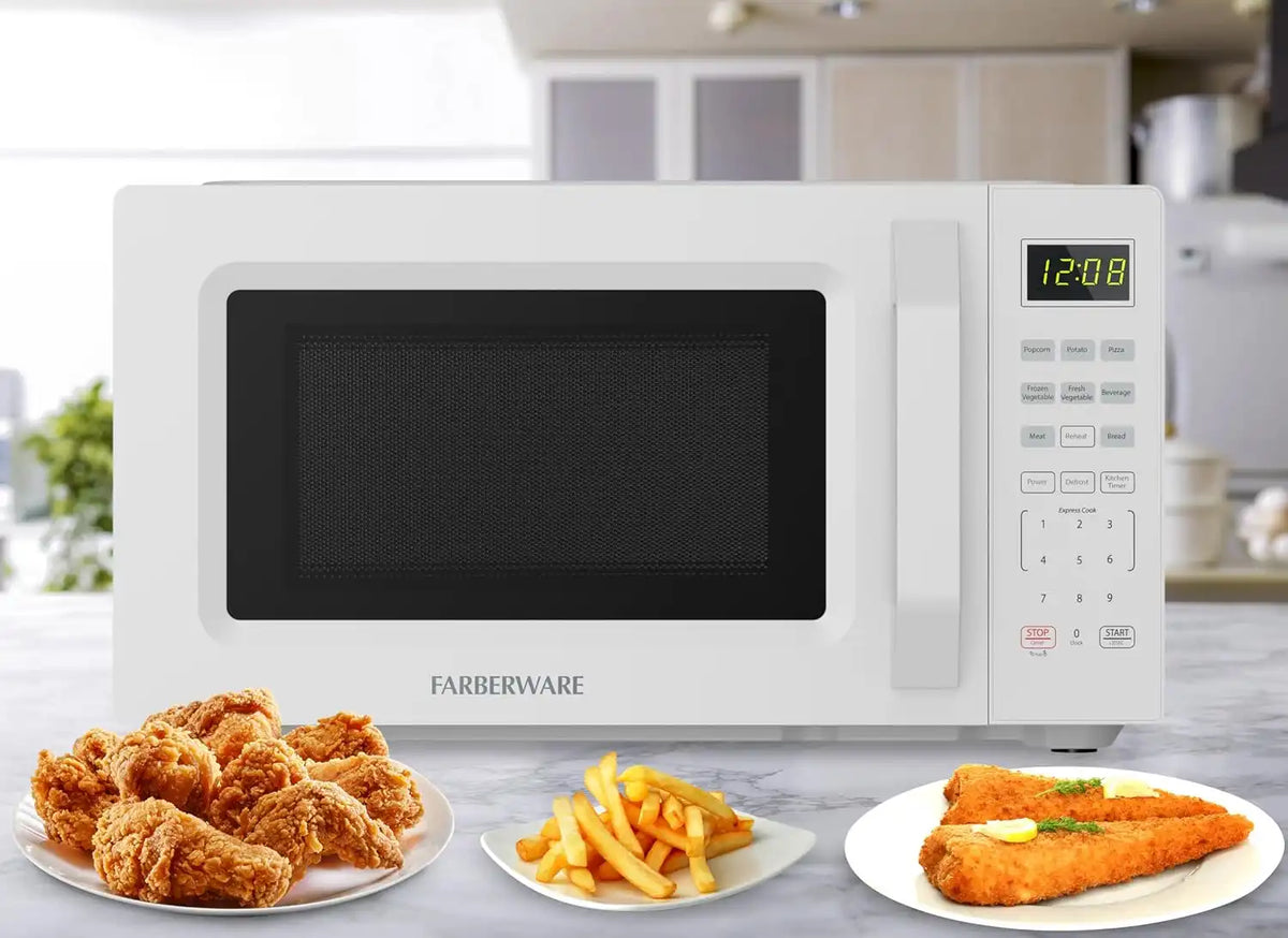 Farberware Countertop Microwave Oven, 0.7 cu. ft., 700 Watts, White