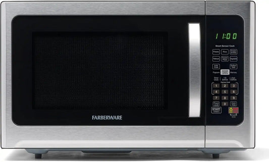 Farberware Countertop Microwave Oven 1.2 cu.ft. 1000 Watts Stainless Steel