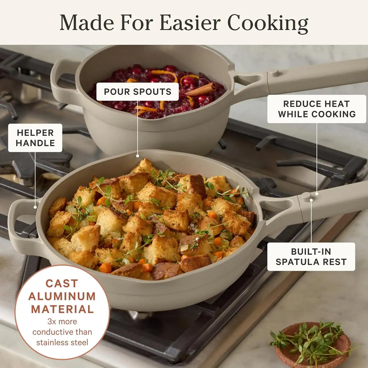 Our Place Always Pan 2.0, 10.5" Ceramic Nonstick Pan, 2.6 Qt