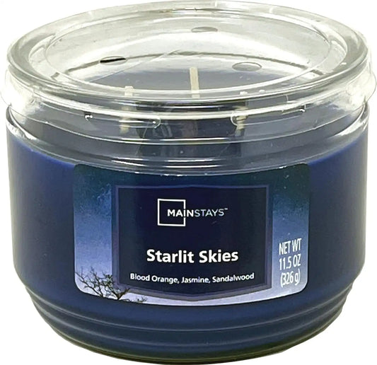 Mainstays 11.5oz Scented Candle 2-Pack (Starlit Skies)
