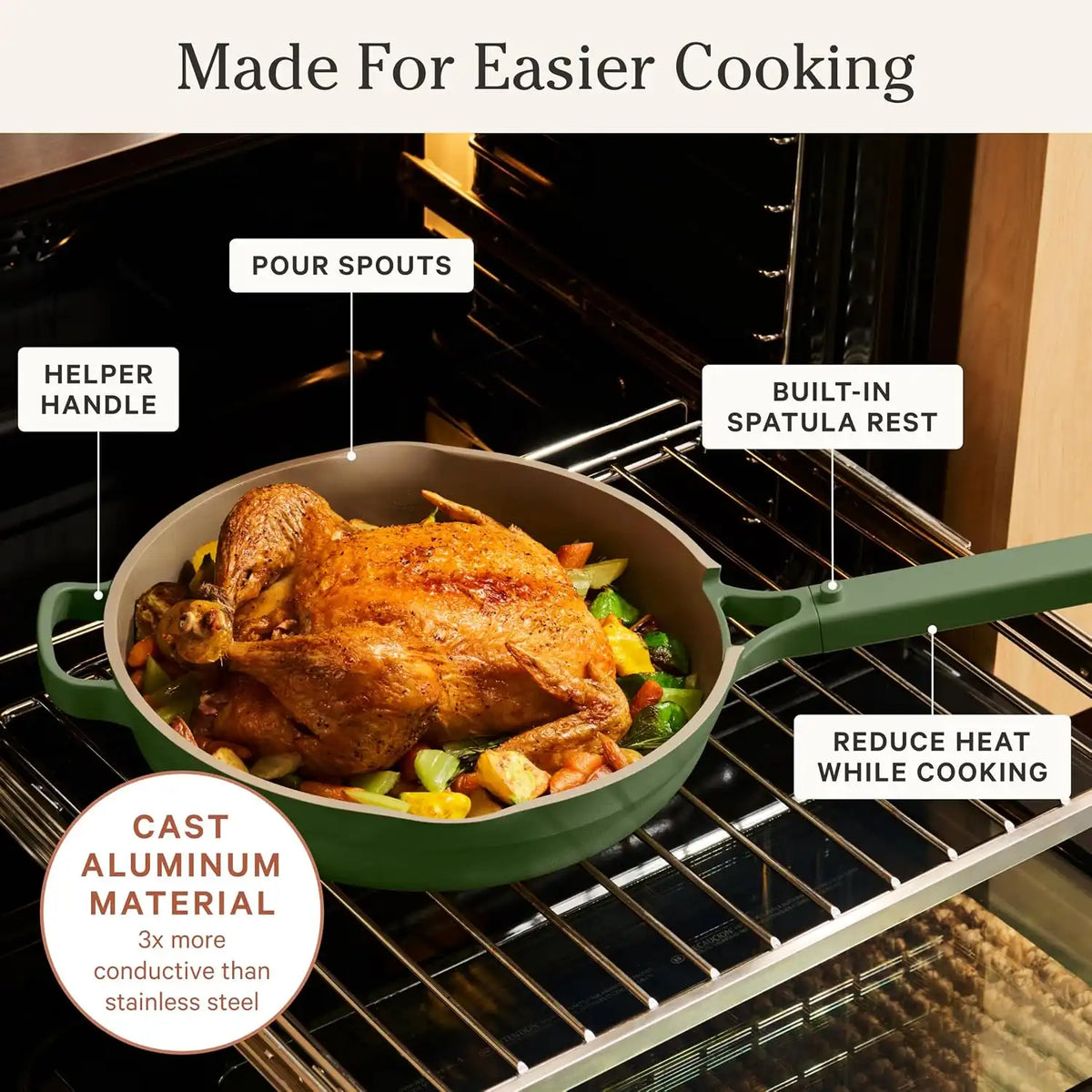 Our Place Large Always Pan, 12.5" Ceramic Nonstick Pan