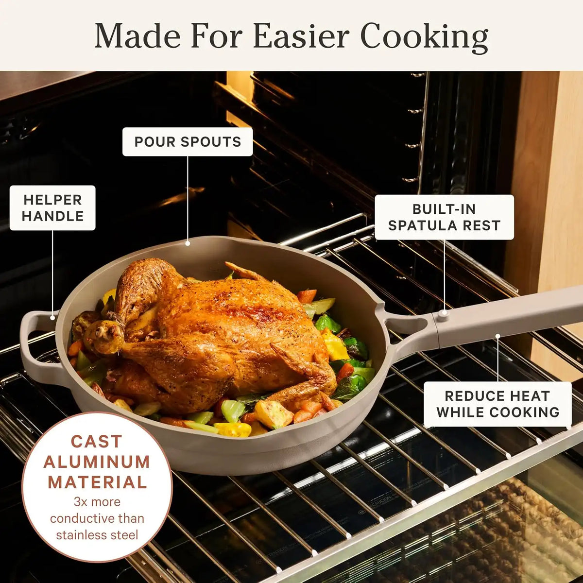 Our Place Large Always Pan, 12.5" Ceramic Nonstick Pan
