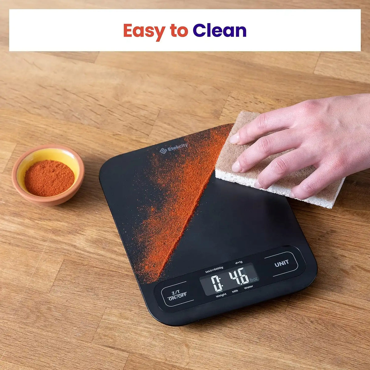 Etekcity Food Kitchen Scale, Digital Grams and Ounces, Large