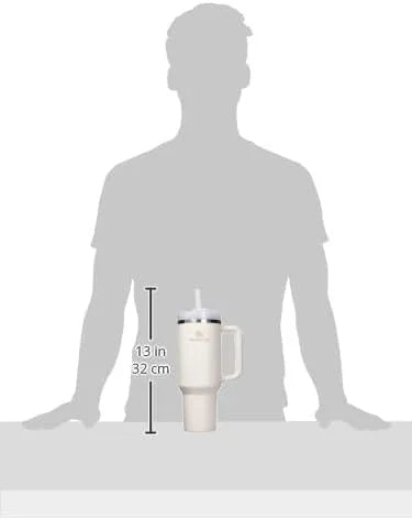 STANLEY Quencher H2.0 Flow State Tumbler, 40 oz, Rose Quartz 2.0