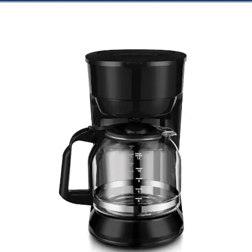 New Black 12-Cup Drip Coffee Maker