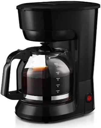 New Black 12-Cup Drip Coffee Maker