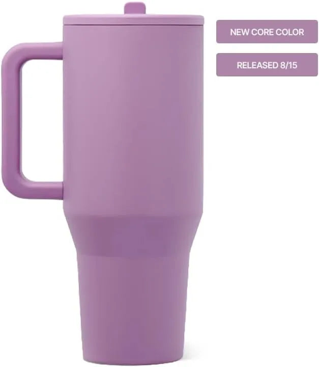 HydroJug Traveler 40oz, Insulated Water Bottle with Handle, Pixie