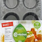 Ecolution Non-Stick Toaster Oven Bakeware Set 4-Piece, Carbon Steel, Easy to Clean and Perfect for Single Servings, Gray